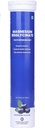 Magnesium Bisglycinate Fizzy Effervescent Tablets, Blueberry Flavor, 20 Effervescent Tablets, Water Soluble Magnesium Supplement, Easy to Dissolve, Daily Nutritional Supplement