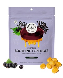 养蜂人自然酥蜜 长莓 cough drops Immune 支持维生素D, 锌和Propolis喉咙酥糖 Lozenges, 14 Ct