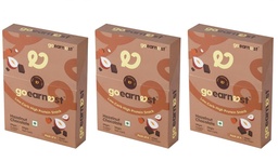 Goearnest Hazelnut Chocolate Low Carb, High Protein Snack | 9g Protein, 5g Net Carbs | No Added Sugar, High Fibre, Gluten Free | 30g,Pack of 3