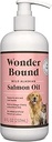 Brand - Wonder Bonder 野生阿拉斯加沙门油 - 皮肤和煤炭支持,Omega 3 狗和猫的补编,8 fl oz