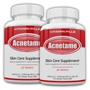 Acne Pills 2 Pack 120 Pills - Acne Breakouts的维生素补充剂 - Hormonal Pimple药片,用于清理女性、男性、青少年和成年人的油皮