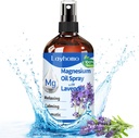 用于睡眠的镁油喷洒、用于脚的Pure magnesium、Sooth Sore Muscles & Relaxing、Pain、Ultra 与拉凡德-200ML的浓度