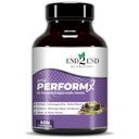 End2End Nutrition PerformX - Original Himalayan Shilajit/Shilajeet with Ashwagandha, Gokshura, Safed Musli for Strength & Muscle Gain | AYUSH Certified - 60 Capsules