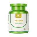 L-硫酸镁-100mg,DHA-100mg,Phosphatidylserine-40mg,老年人脑健康和认知支持的镁综合补充物-60个脑膜