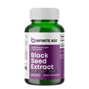 无限年龄 干黑种子油提取卡普苏尔斯,60 Counter - Nigella Sativa Imune 最佳皮肤,头发,记忆,焦点,大脑健康和豁免 - Thymoquinone 补充