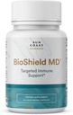 SUN COAST SICES BioShield MD 来自维生素C,维生素D,锌的维生素豁免支持,用于Focus, Clarity, Joes 健康和肌肉恢复(60 Capsules)