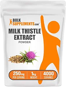 Bulk Assupports.com 牛奶硝酸盐提取粉剂 - 草药补充剂 牛奶硝酸盐补充剂 - Gluten Free, 每服250毫克, 1kg(2.2磅) (一包)