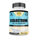 Colostrum Capsules 1000 mg Pervice - 来源于美国,25%的免疫球蛋白用于免疫支持和口服保健,60个Capsules,30个服务