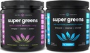 NutraChamps 超级绿地抗氧化剂和超级绿地热带舱 - 2个月供应