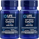 寿命延长 Super Ubiquinol CoQ10 配PQQ,30 软胶(Pack of 2)