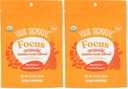 Four Sigmatic Focus Blend 7 Superfoods Adaptogen Blend Mix with Lion's Mane, Cordyceps, Rhodiola, Bacopa & Mucuna | Productivity & Creative Support | Decaf & Dissolves Easily | 30 Servings (Pack of 2)