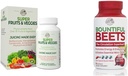 国家FARMS 超级水果 抗氧化剂 免疫能量 消化剂 + 丰产 Beets Nitric Oxide 环流 盒,30 + 90 服务