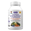 Andrew Lessman Ultimate Eye Support with Astaxanthin 60 Softgels - 12mg Lutein, 6mg Zeaxanthin, 4mg Astaxanthin, 比尔贝里. 支持眼科健康的关键营养剂,促进健康视野。 无附加