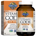 生活花园 女性多面120卡普尔+维生素代码 Raw Iron 30ct Capsules