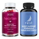 WellPath Beet Root Gummys (Sugar Free) 1500 mg – Blueberry Flavor for Blood Presidence and rest Valerian Root Sleep Aid for 成人与梅拉托宁 & L-Theanine – 自然睡眠支持, 60 Ct