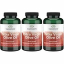 Swanson Extra Virgin 橄榄油 - 自然补充 支持心血管健康 w/Essic Fat Acids - Made w/Organic 冷皮橄榄水果 - (120软胶,每包1克) 3包