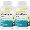 Liposomal Alpha Lipoic Acid 1400mg 软胶,ALA 配有 L-Carnitine 1000mg , Ubiquinol (Active CoQ10) 100mg 和维生素 E 10mg , Alpha-Lipoic Acid 用于抗氧化剂, Nerve, 能源 120 软胶