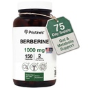 PRISTINE的柏柏林补充剂 Capsules - 1000 MG 75天供应 150 Capsules - 心脏,和免疫性健康支持 抗氧化剂 - 消化剂与健康脂肪支持