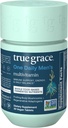 True Grace One Daily Men的多维特敏发酵矿物,有机适应原体和蘑菇 全身平衡液,耐力,骨骼和心脏支持 - 非GMO,Gluten Free - 30 Vegan 片