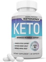 Ketogenix Keto Pills 1275MG 新型和改良配方包含苹果苹果苹果酒 葡萄酒 外生橄榄油 绿茶叶 60 Capsules