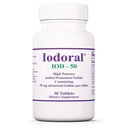 Optimox Iodoral 50 mg 补充 - 碘化钾片,甲状腺支持,每日维生素和矿物,Lugol的碘溶液 - 30 Counter.