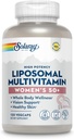 SOLARAY Liposomal 多维明女性50+、强化对铁的吸收、维生素D、维生素C、B12、Biotin & More、免疫支持和骨质健康、Vegan、60种服务、120种蔬菜