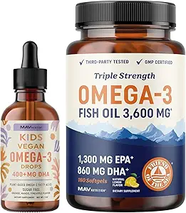 Omega 3 Fish Oil Softgels and Omega 3 Liquid Drops for Kids QQ EPA, DHA & Algae Oil for Heart, Brain, and Immune Support QQ Omega 3 Bundle for the whole Family 互联网档案馆的存檔,存档日期2013-03-04. 鱼油软胶和Omega 3 Liquid Drops for the Familys.
