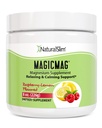 NaturalSlim Magicmag Pure Magnesium Citrate Power压力,便秘,肌肉,心脏健康,以及睡眠支持 QQ Raspberry Lemon Magnesium 补充 - 8oz Drinking Mix (Solo)