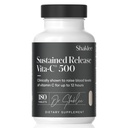 Shakle - 持续释放 Vita-C® 500mg - 高概率细胞和免疫支持公式 带有专有持续释放系统 - 包括Rose Hips和Bioflavonoid Blend - 180片