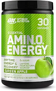 以绿茶和绿咖啡提取出最佳营养的氨基能源,Flavor:Green Apple,65 Services,1.29英镑(包1) (包5月Vary)