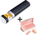 AM PM Pill 组织者 2 Times A Day, 7 Day Pill Box Weekly Pill 组织者用单独的集装箱旅行,可携带的每日药品规划员购买维生素、鱼油、补充品