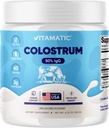 维他命Bovine Colostrum 粉末 - 50% 最高 IgG - 120 克拉姆 - Gut Health, Hair growth, Beauty, Muscle Recover, & Immune Support - 方便混合 - 不受欢迎 - 60 services