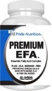 Pride Nutrition Premium EFA Omega 3-6-9 Supplement for Men and Women 5 in 1 - EPA, DHA, GLA, ALA & CLA Essential Fatty Acids with Fish Oil - Softgel Pills