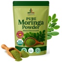 (原始内容存档于2018-09-25). Prure Moringa Powder Retort Processed Oleifera Moringa Leaf Powder QQ Gluten-Free and Vegan QQ 完美地用于烟雾,饮料,茶叶和蕾西普斯. 纯超绿色食品,113g.