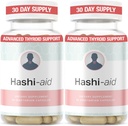 IBDAidTM Hashi Aid Throid for Women & Men - 桥本病症和Hypothyroidism的甲状腺素补充剂* - 与Ashwagandha, Selenium, Zinc, 必需维生素 & More - 30 Capsules (2包)
