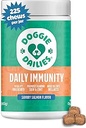 Doggie Dailies Omega 3, 沙门油和营养素用于皮肤, 煤和过敏性支持(沙门, 225软壳)