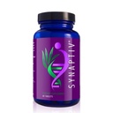 青春SynaptivTM 大脑支持 - 12in1 - 银戈,胡佩尔津,巴科帕,奎尔西丁及更多 - 带有Potent抗氧化剂Blend + 维生素 - 60 片 (Pack of 1)