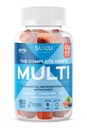 SUKU MEN's Daily Multivitamin Gummys – 维生素A,B12,C,D3,E,锌,CoQ10 & Lycopene – 前列腺,心脏和免疫支持 – 无糖,Vegan,混合水果融合 – 60 Counter