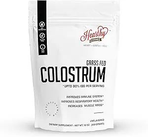 (原始内容存档于2018-07-26) (英语). Heartthy FOODS Bovine Colostrum Powder - 高达30% IGG, 90 services, Leaky Gut 修补补充品, Gut Health and Immune Support QQ Grass-Fed Halal NN GMO, Gluten Free 16Oz 454g.