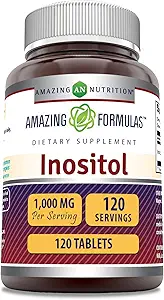 (原始内容存档于2018-09-21) (英语). Amazing Formules Inositol Supplements + 1000 Mg Pervice → 250 plates → 非GMO → Gluten-Free → 美国制造.