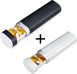 每周药丸组织者7天,贝蒂费每日药丸盒,旅行药丸案,可爱药丸持有者持有维生素,药品,补充品,药丸组织者