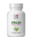 螺旋藻和氯菌胶囊 - 能量位点 螺旋藻氯菌片 - SPIRUILINA 500MG - 螺旋藻粉片 - 螺旋藻和氯菌粉 有机 - 螺旋藻草药补充剂 - 1瓶
