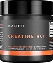 Kaged Creatine HCl 粉末、不香味、肌肉建筑和恢复补充品、专利公式、高溶性粉末、75种服务