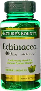 自然丰盛的自然全草(Echinacea,400mg,100 Capsules)(2包)