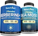 核素 Premium 爱尔兰海 Moss Capsules & Berberine 补编 Bundle: 高吸附海 Moss & Berberine 补编 Bundle 用于文摘,代谢,维生