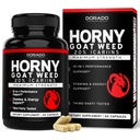 Horny Goat Weed for Men and Women - [20% Icariins Max strong] - Stamina, 耐力,流通,联合和后援 - 马卡根, Ginseng, Yohimbine, Tribulus, L-Arginine - 美国制造 - 60 计数
