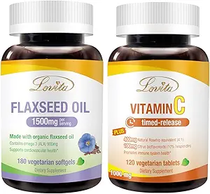 Lovita Flaxseed Oil & Vitamin C 营养物包. 中国植物物种信息数据库. 饮食补助支持改善营养和总体福祉