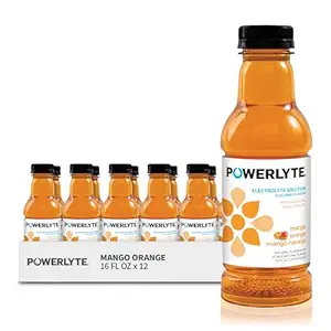 运动水利 电解质 水利饮料 芒果橙 16 Fl Oz 12 Pack