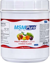 KALA 健康 MSMPure 水果冲刺 烧焦的MSM 粉花 – US-Made MSM 用于联合健康,皮肤外观,头发和钉子支持 – 2.2磅,有机硫磺