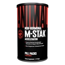 动物 M-Stak - 肌肉建构器和人体建构的Anabolic 大众增益器补充剂 - 精益肌肉生长、氨基复合体和工作前能源,21包